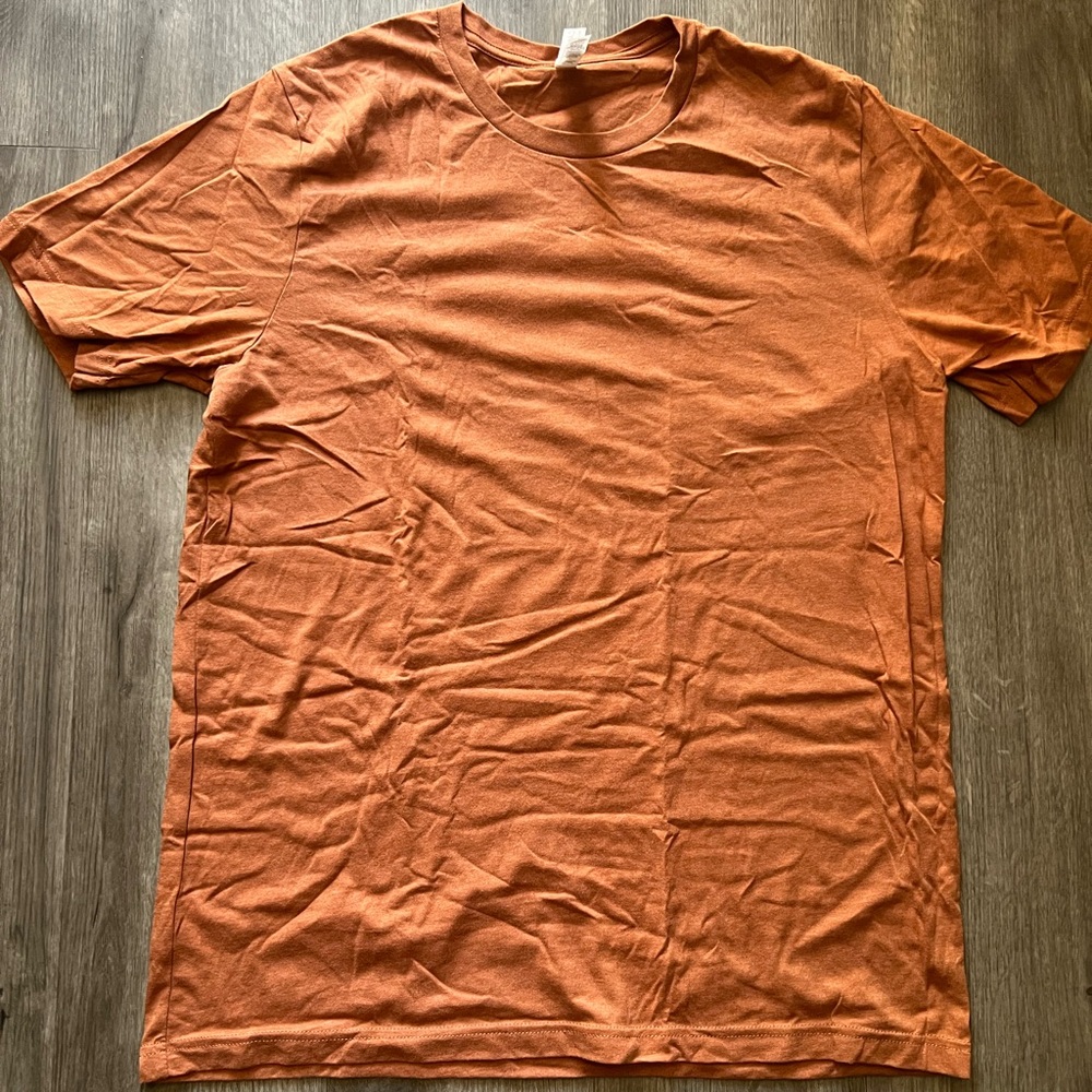 (5/$25) Bella Canvas Orange Short Sleeve Tee